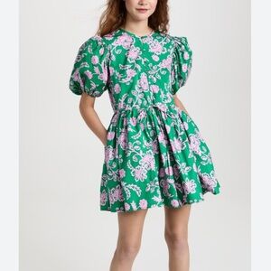 Xirena Aurie Cotton Puff Sleeve Mini Dress